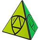 Pyraminx Duomo Qiyi Base Negro - Miniatura 1