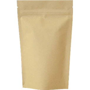 50 Bolsas Doypack 20x30x5 cm Kraft con Aluminio interior 