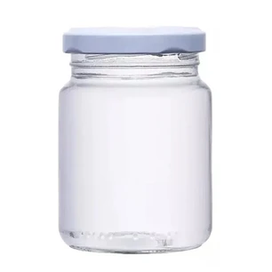 Frasco Conservero 350 ml Vidrio Tapa Blanca Metálica