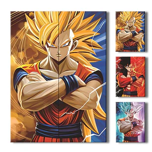 Poster 3d Lenticular 30x40cm Pvc Dragon Ball 3
