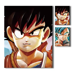 Poster 3d Lenticular 30x40cm Pvc Dragon Ball 4