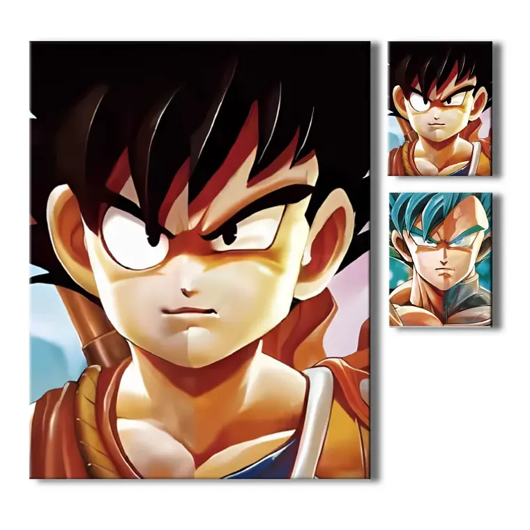 Poster 3d Lenticular 30x40cm Pvc Dragon Ball 4 1