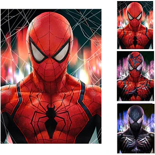 Poster 3d Lenticular 30x40cm Pvc Spiderman 1