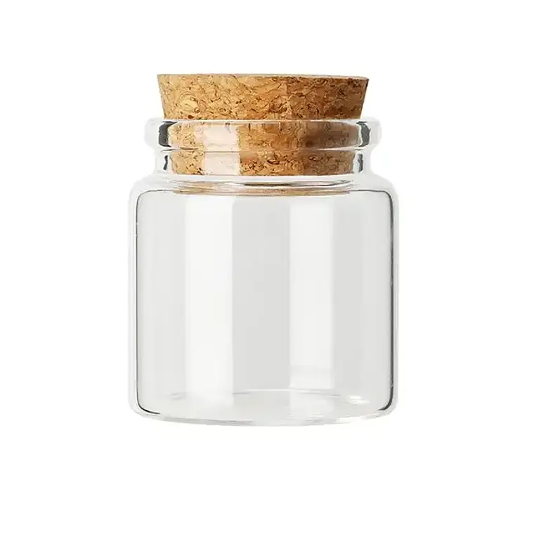 6 Frascos Vidrio Corcho 47x50 mm 50 ml 3