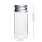 12 Frascos Vidrio 22x50 mm Tapa Rosca 10 ml - Miniatura 2
