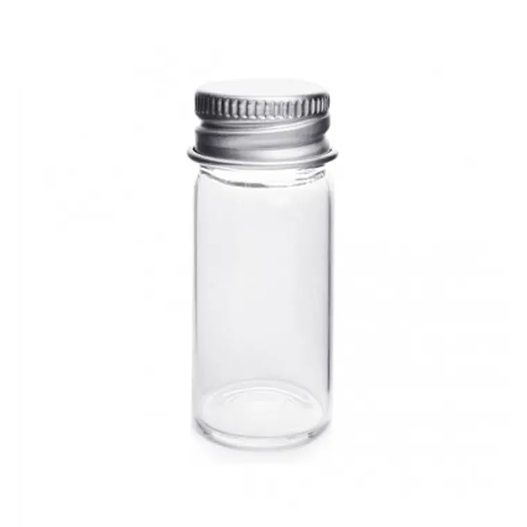 12 Frascos Vidrio 22x60 mm Tapa Rosca 14 ml 2