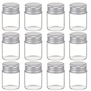 12 Frascos De Vidrio 30x40 mm Tapa Rosca 15 ml