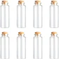12 Mini Frascos 22x60 mm Vidrio Corcho 14 ml - Miniatura 1