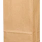 50 Bolsas 9x6x18 cm Papel Kraft Con Base - Miniatura 1