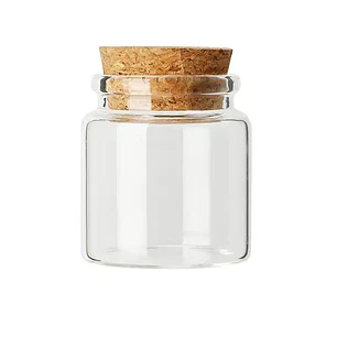 6 Frascos Vidrio Corcho 47x50 mm 50 ml