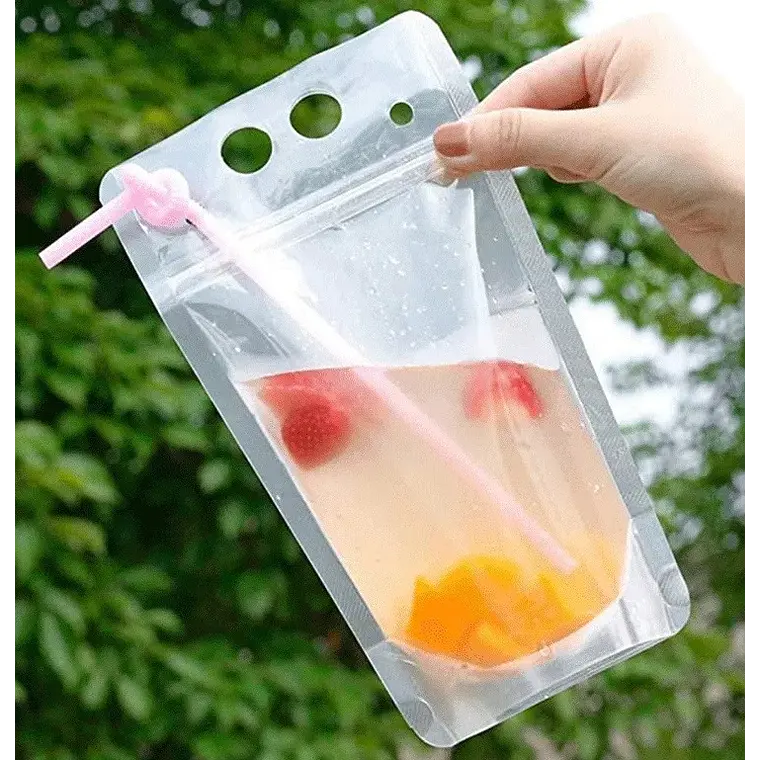50 Bolsas Doypack 13x23x6 cm para Bebidas 500 ml 5
