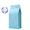 50 Bolsas 15x32x9,5 cm Aluminio Celeste con Válvula 