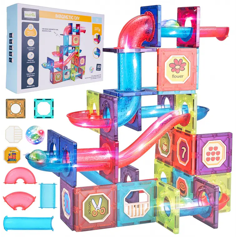 Set 83 Bloques Magneticos Tobogan 1