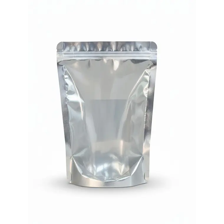 50 Bolsas Doypack 13x20x4 Cm Aluminio Full ventana 1