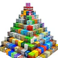 Set 60 Bloques Minecraft Magnéticos Pixeleados - Miniatura 6
