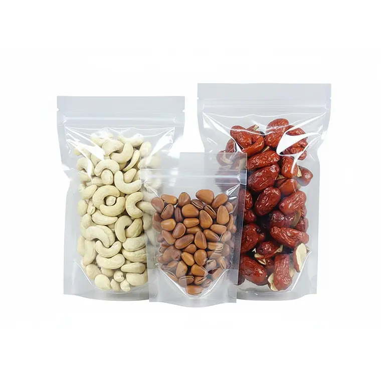 50 Bolsas Doypack 16x24x5 Cm 75 Micras Transparentes  7
