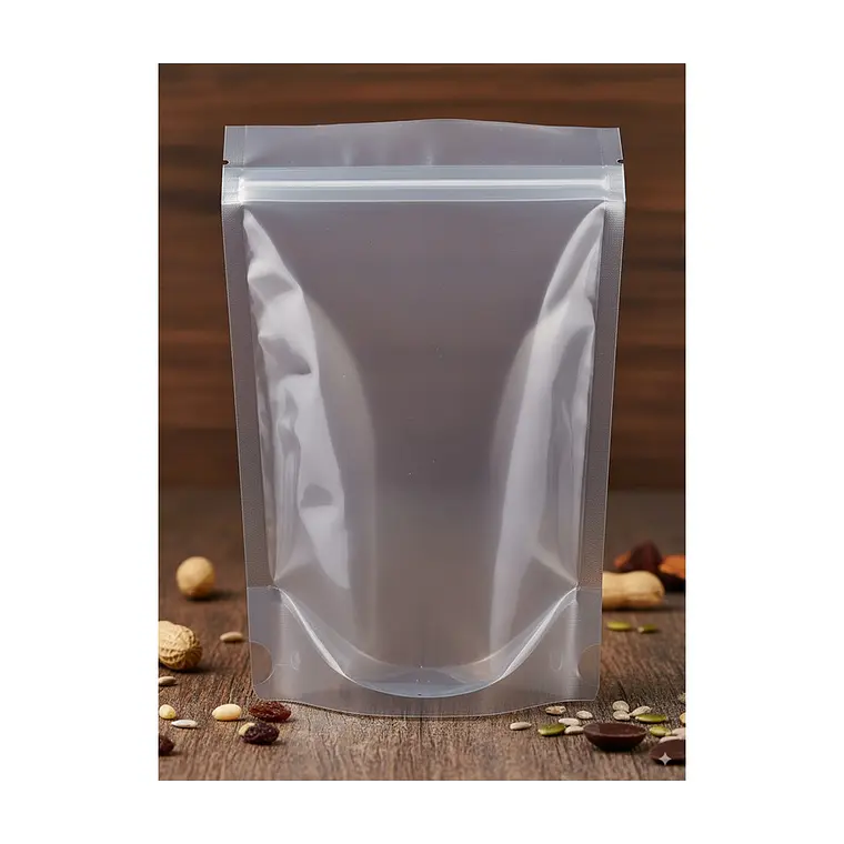 50 Bolsas Doypack 20x30x5 Cm 75 Micras Transparentes 1