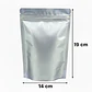 50 Bolsas Doypack Aluminio 14x19x5 Cm Cierre Hermético - Miniatura 2