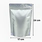 50 Bolsas Doypack Aluminio 17x24x5 Cm Cierre Hermético - Miniatura 2