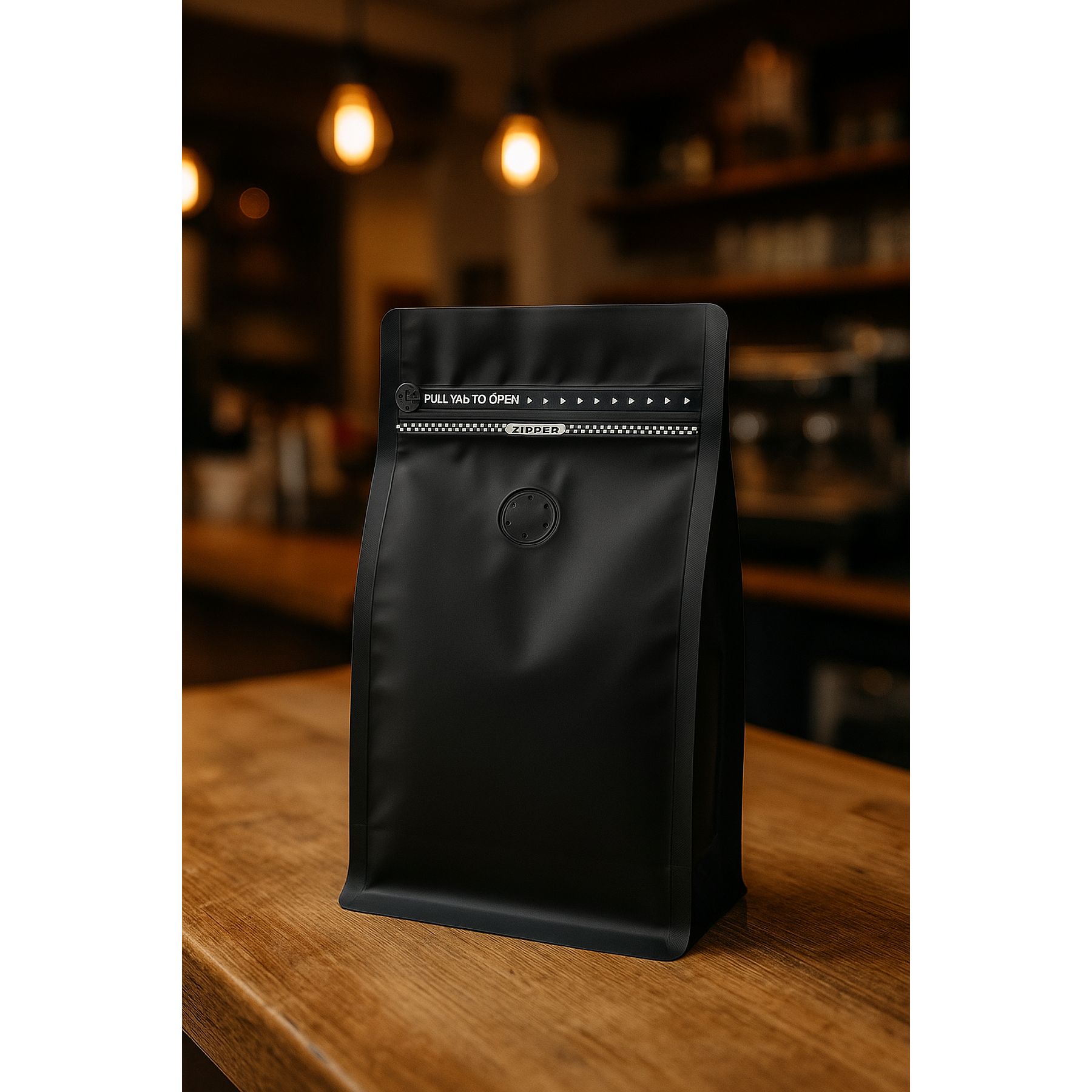 Embalaje 1200 bolsas para 250 grs de café Aluminio Negro