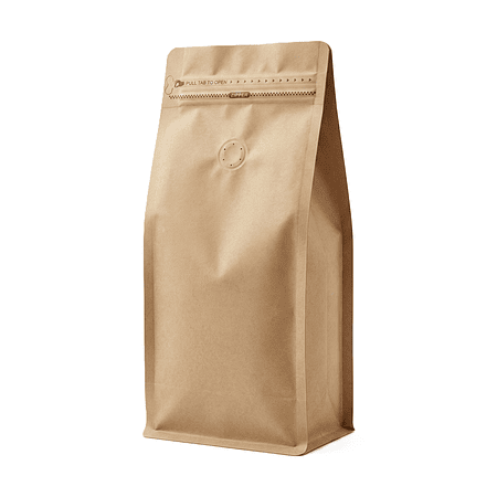 50 Bolsas 15x32x9,5 cm Kraft Con Aluminio Y Válvula 