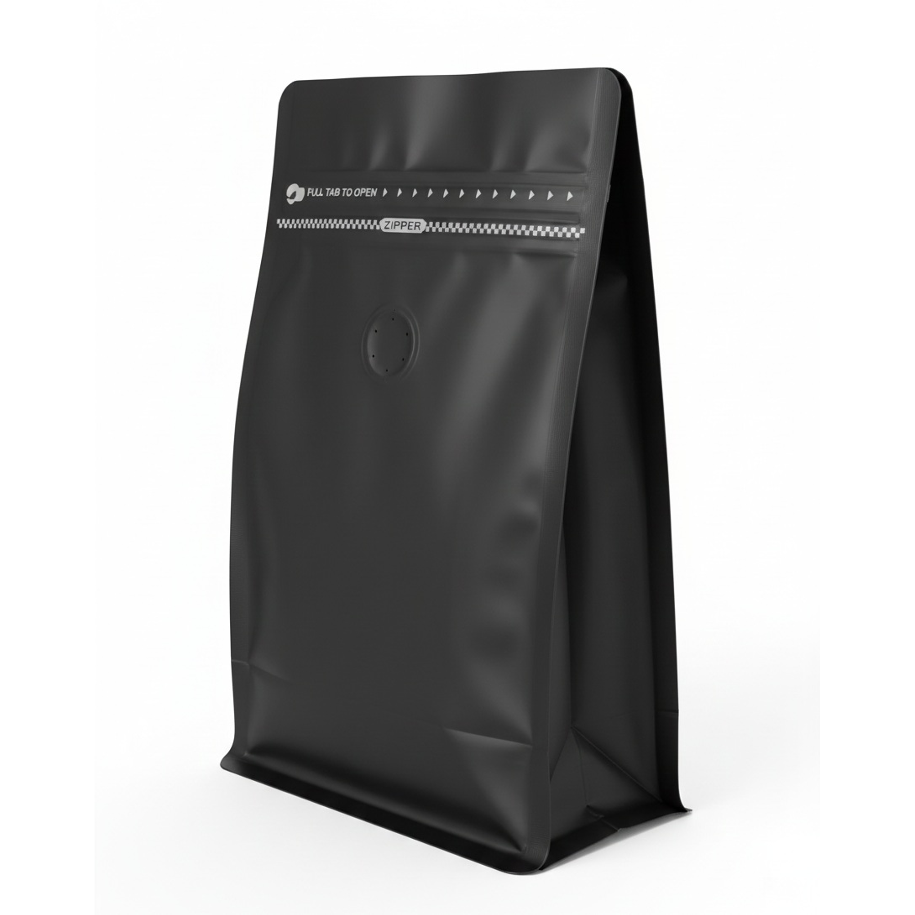 50 Bolsas 13x20x7 cm Aluminio Negro con Válvula 