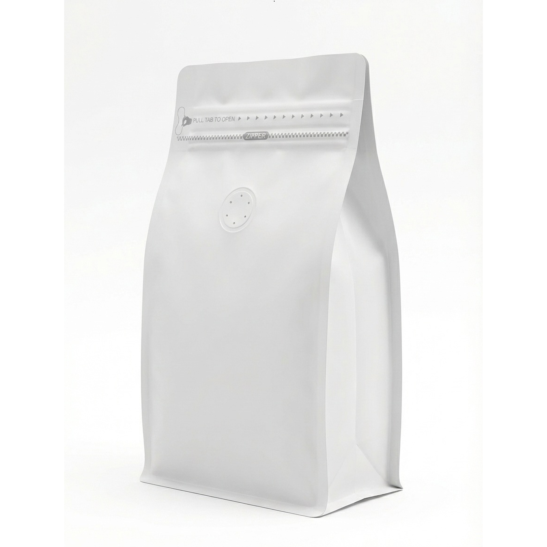 50 Bolsas 13x20x7 cm Aluminio Blanco con Válvula 