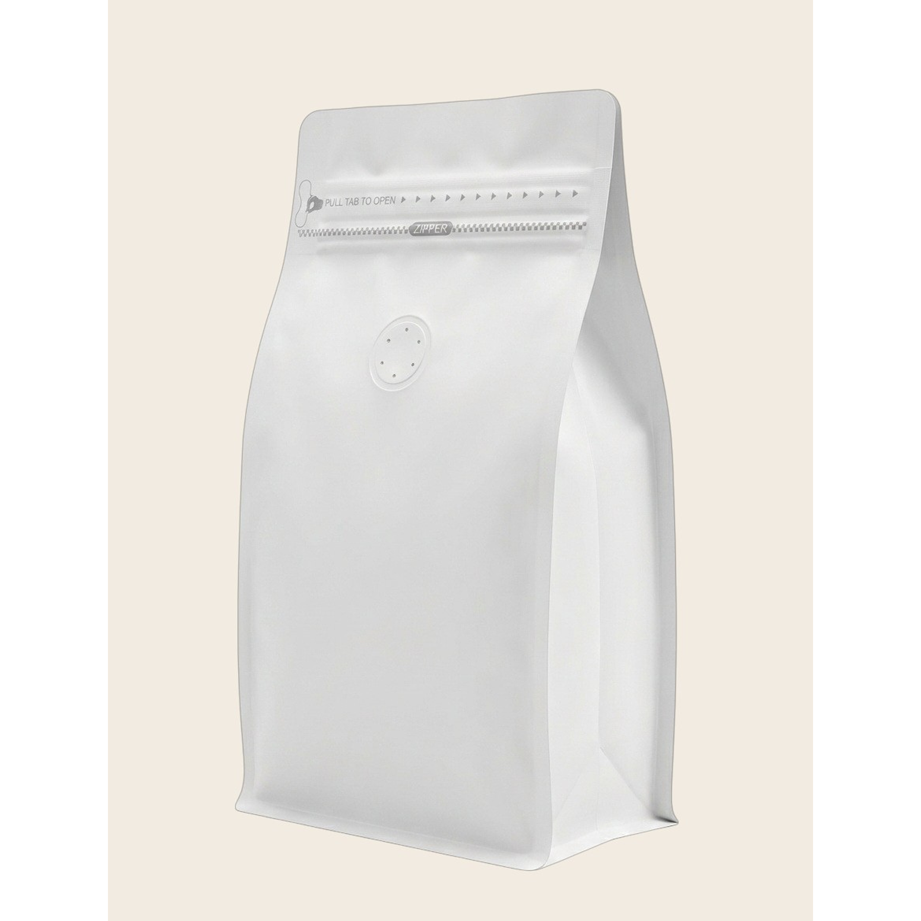 50 Bolsas 13x20x7 cm Aluminio Blanco con Válvula 