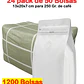 Embalaje 1200 bolsas para 250 grs de cafe Aluminio blanco - Miniatura 1