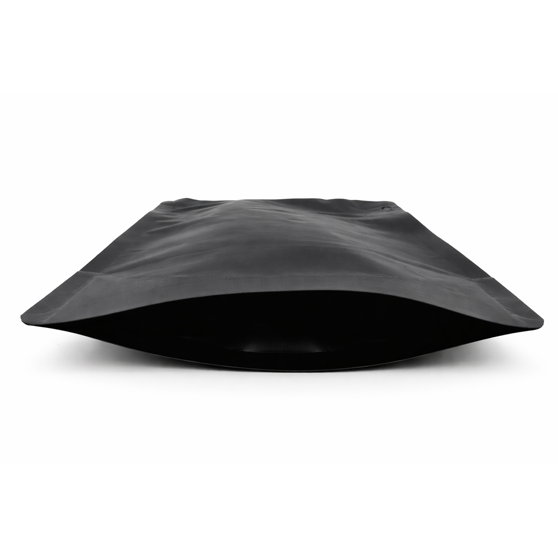 50 Bolsas Doypack 13x21x5 cm Aluminio Negro con Válvula 