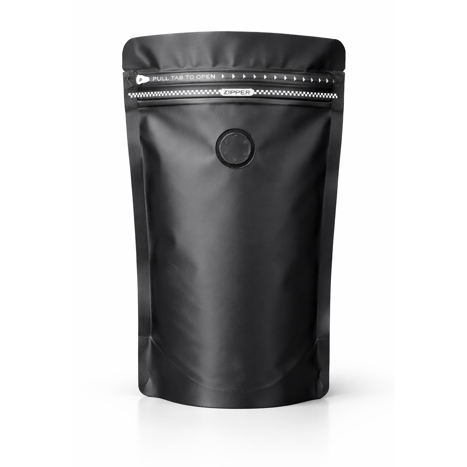 50 Bolsas Doypack 13x21x5 cm Aluminio Negro con Válvula 