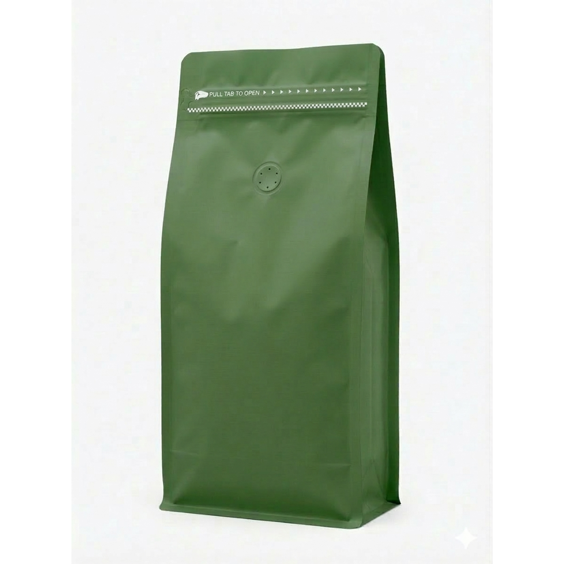 50 Bolsas 15x32x9,5 cm Aluminio Verde con Válvula