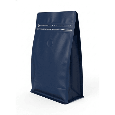 50 Bolsas 13x20x7 cm Aluminio Azul con Válvula 