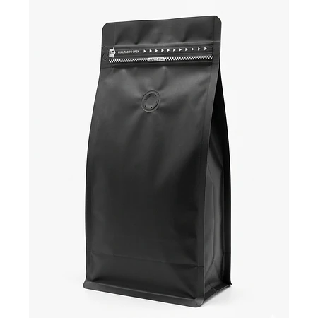 25 Bolsas 15x32x9,5 cm Aluminio Negro con Válvula 