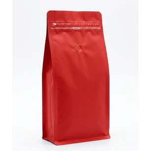 50 Bolsas 15x32x9,5 cm Aluminio Rojo con Válvula 
