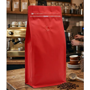 25 Bolsas 15x32x9,5 cm Aluminio Rojo con Válvula 