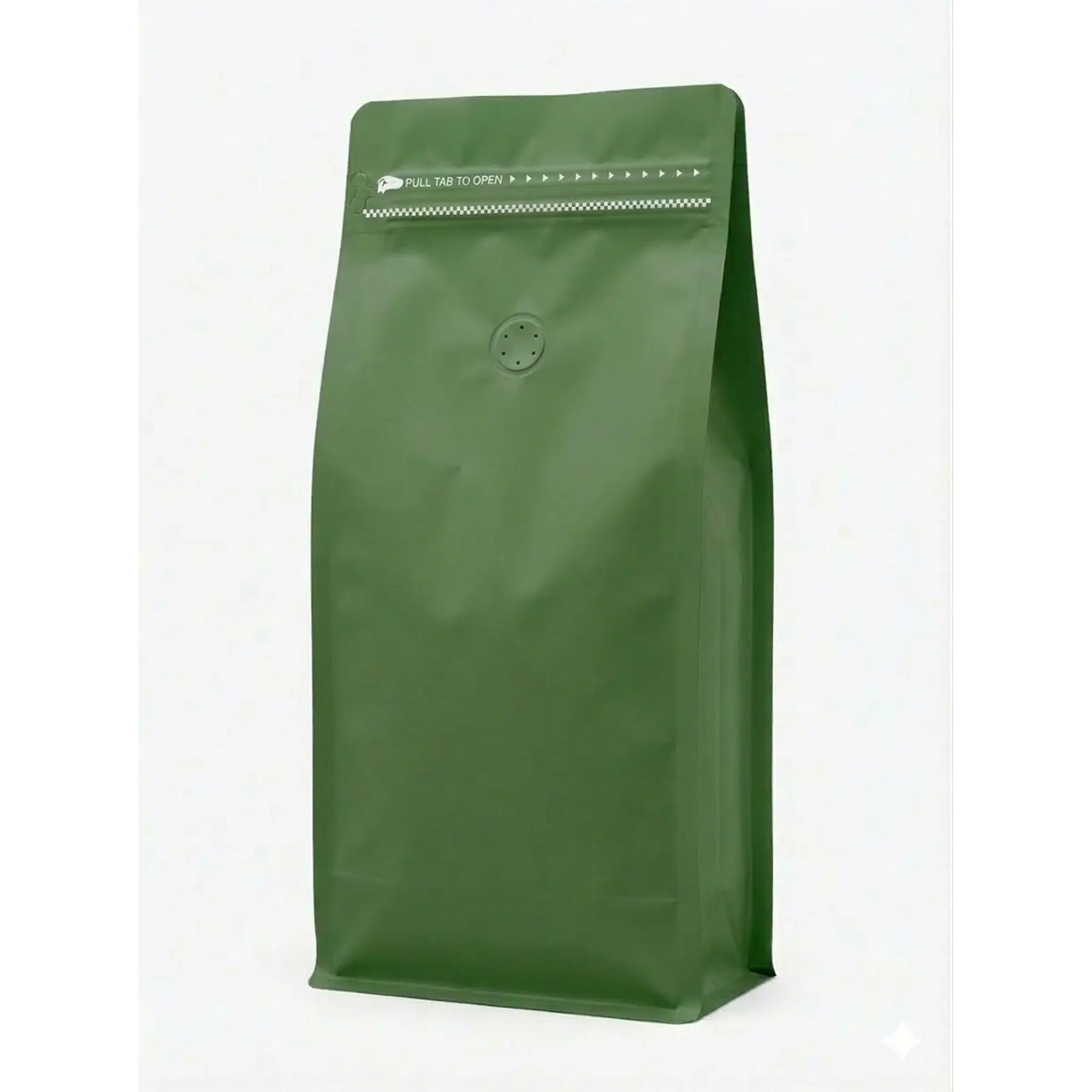 25 Bolsas 15x32x9,5 cm Aluminio Verde con Válvula