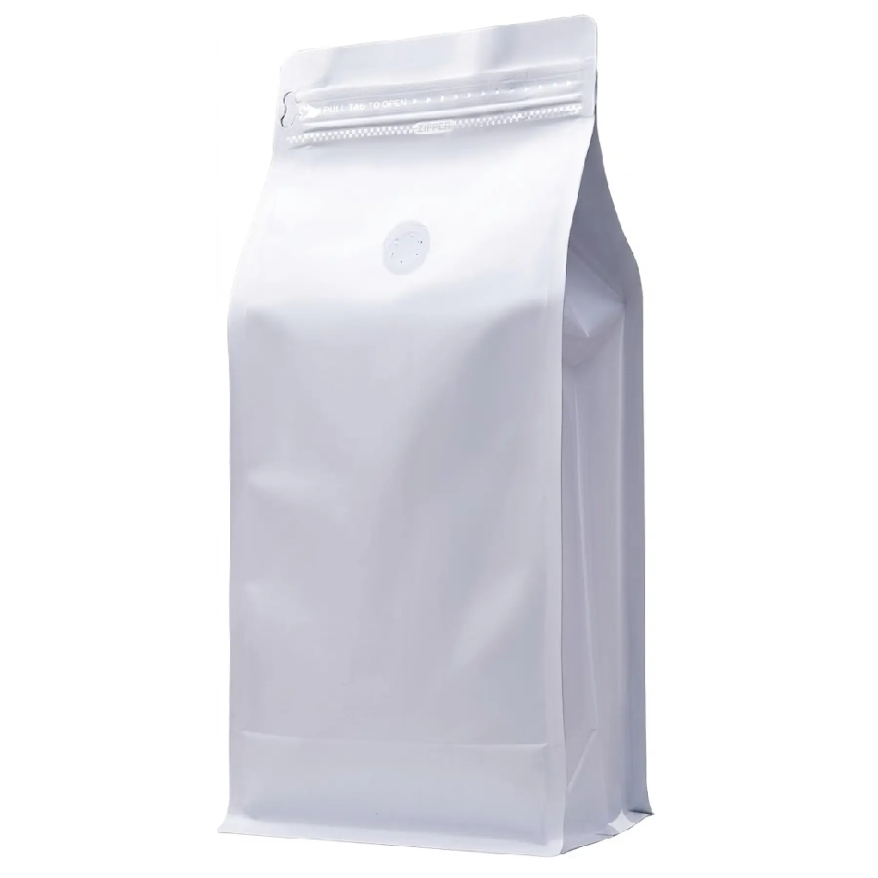 25 Bolsas 15x32x9,5 cm Aluminio Blanco con Válvula 