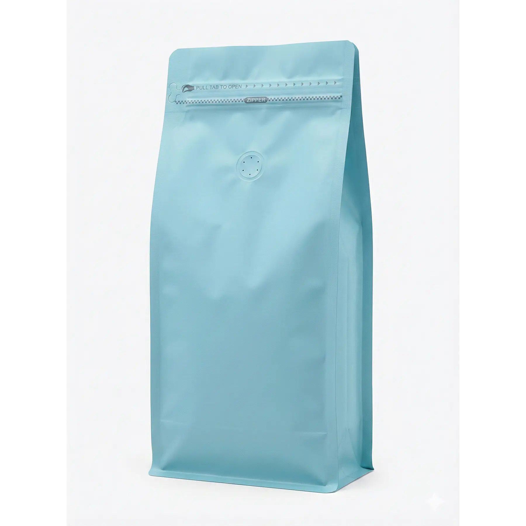 25 Bolsas 15x32x9,5 cm Aluminio Celeste con Válvula