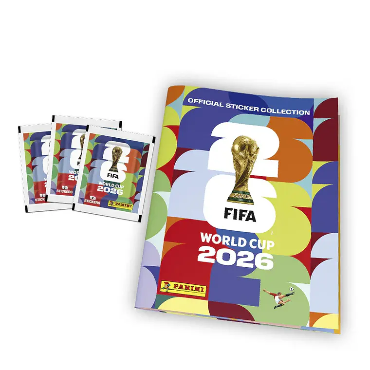 Álbum Tapa Blanda + 50 Sobres Fifa World Cup 2026 1