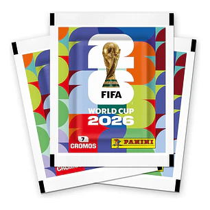 Pack 50 Sobres Láminas Mundial De Futbol Fifa 2026