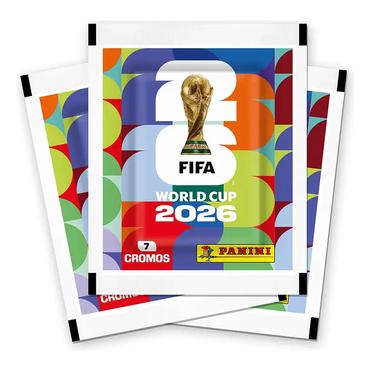 Pack 50 Sobres Láminas Mundial De Futbol Fifa 2026 1