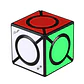 Cubo Six Spot Qiyi Versión Stickers - Miniatura 1