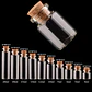 12 Mini Frascos 22x50 mm Vidrio Corcho 10 ml - Miniatura 3