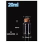 12 Mini Frascos 30x50 mm Vidrio Corcho 20 ml - Miniatura 2