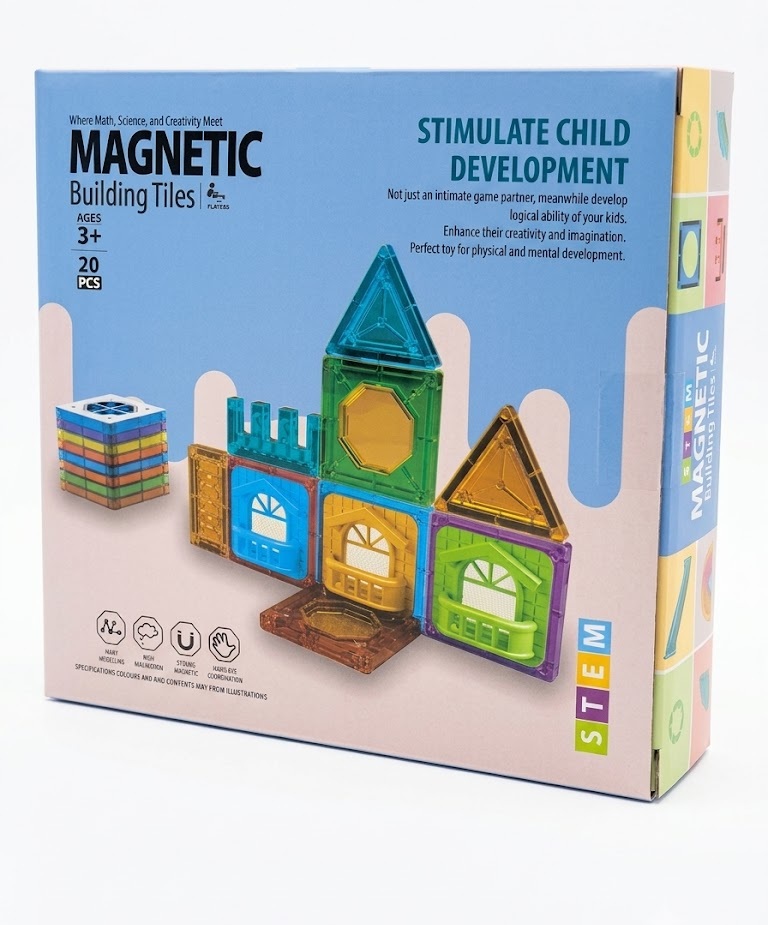 Set 20 Magnéticos Creativos Stem