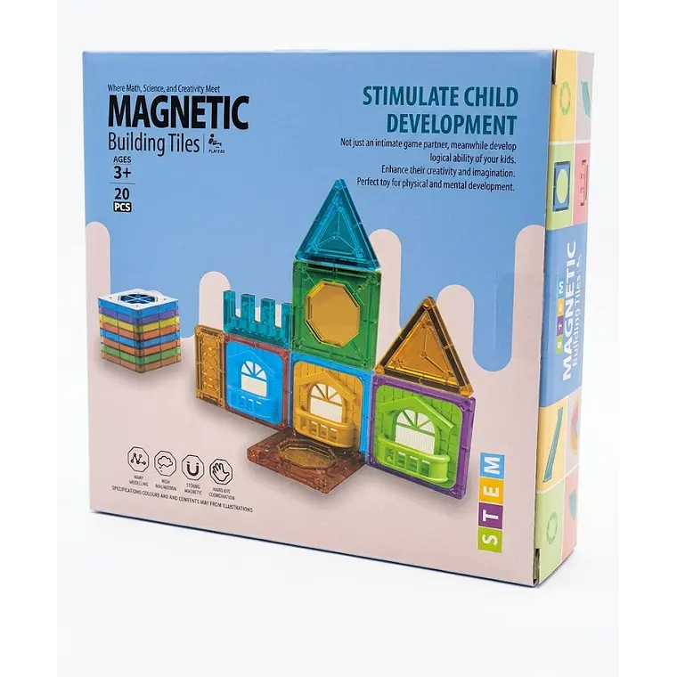 Set 20 Magnéticos Creativos Stem 1