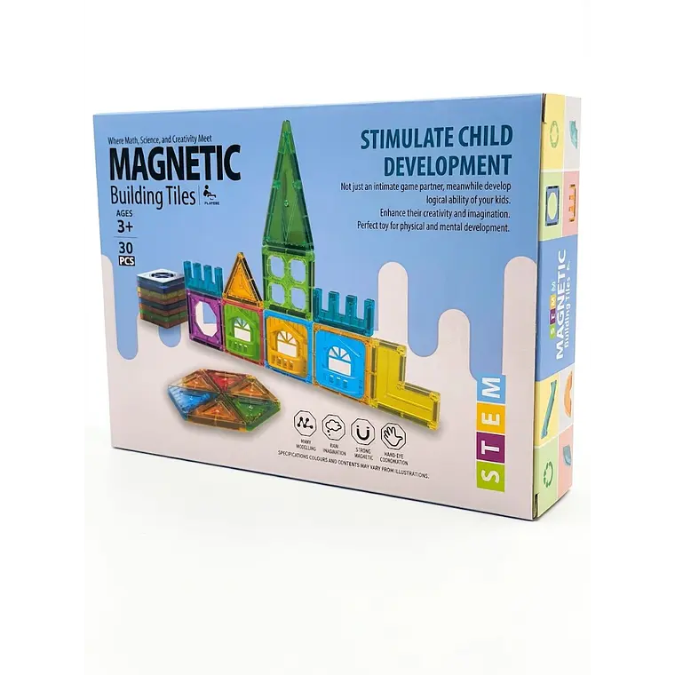Set 30 Magnéticos Creativos Stem 1
