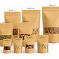 9 Muestras Bolsas Doypack kraft con ventana - Miniatura 2