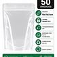 50 Bolsas Doypack 10x15x3 Cm 75 Micras Transparentes  - Miniatura 1
